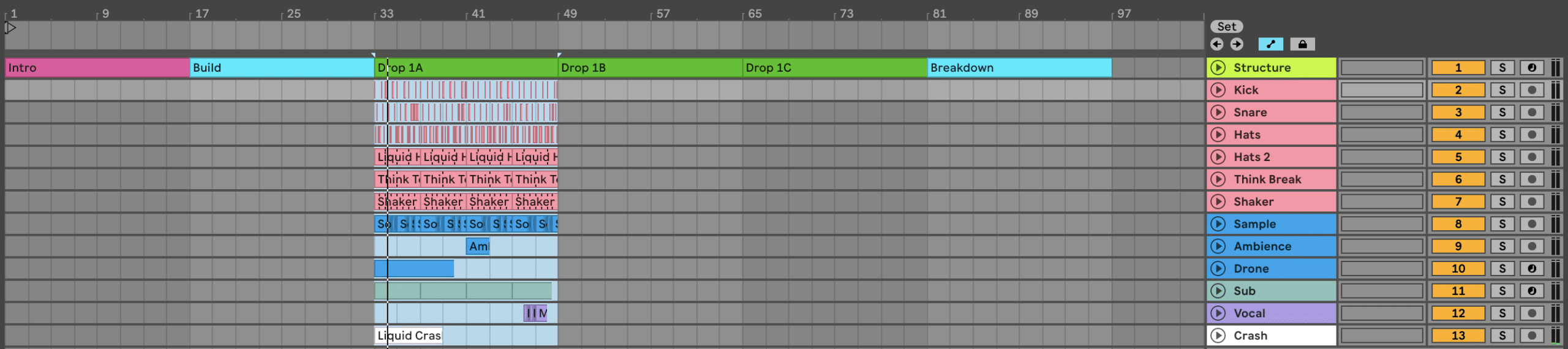 Creating our first liquid drum and bass drop